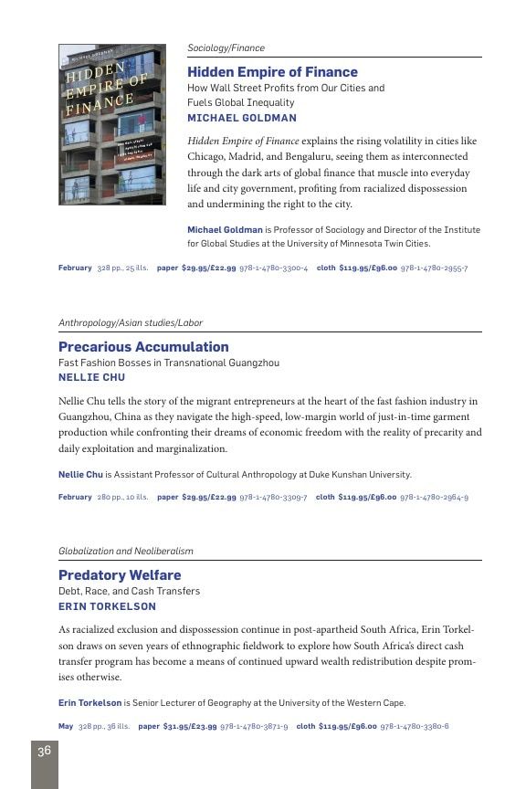 Duke University Press Spring 2026 Catalog Weekly Ad December 31, 2025 - December 31, 2026