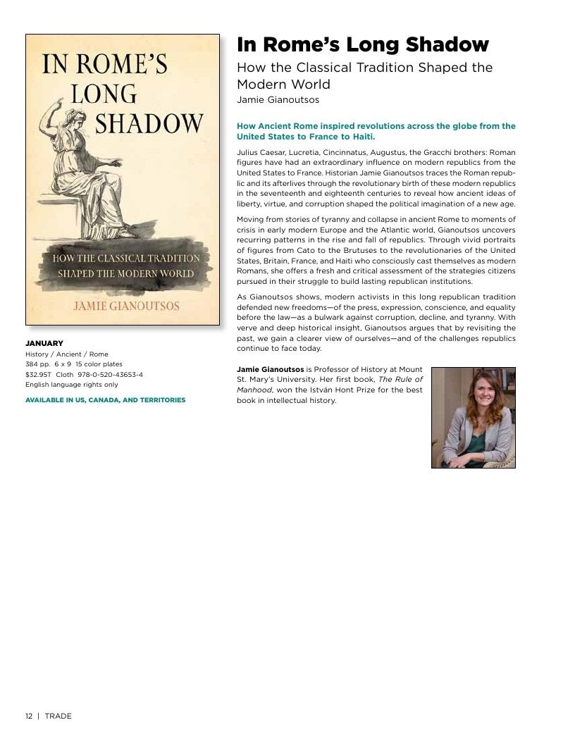 University of California Press Fall 2026 Catalog Weekly Ad December 31, 2025 - December 31, 2026