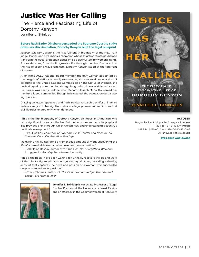University of California Press Fall 2026 Catalog Weekly Ad December 31, 2025 - December 31, 2026