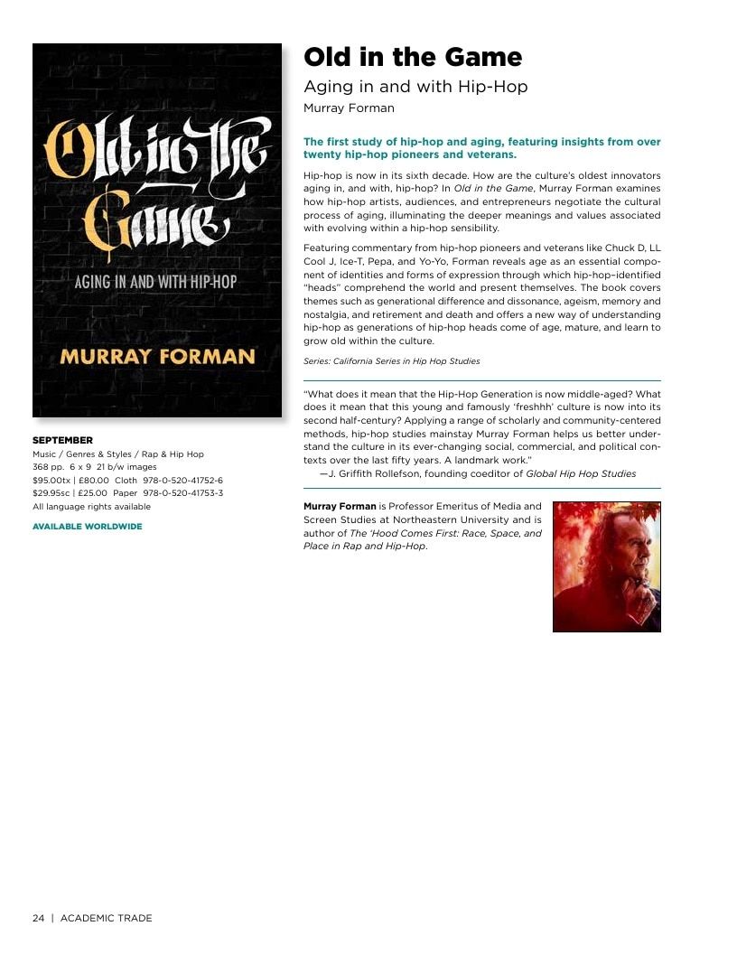 University of California Press Fall 2026 Catalog Weekly Ad December 31, 2025 - December 31, 2026