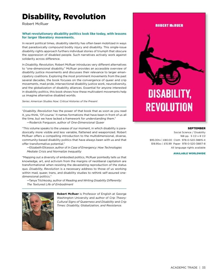University of California Press Fall 2026 Catalog Weekly Ad December 31, 2025 - December 31, 2026