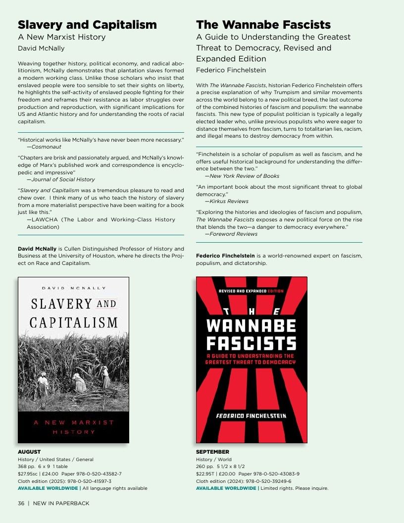 University of California Press Fall 2026 Catalog Weekly Ad December 31, 2025 - December 31, 2026