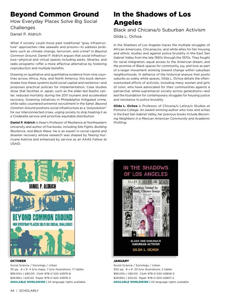University of California Press Fall 2026 Catalog Weekly Ad December 31, 2025 - December 31, 2026