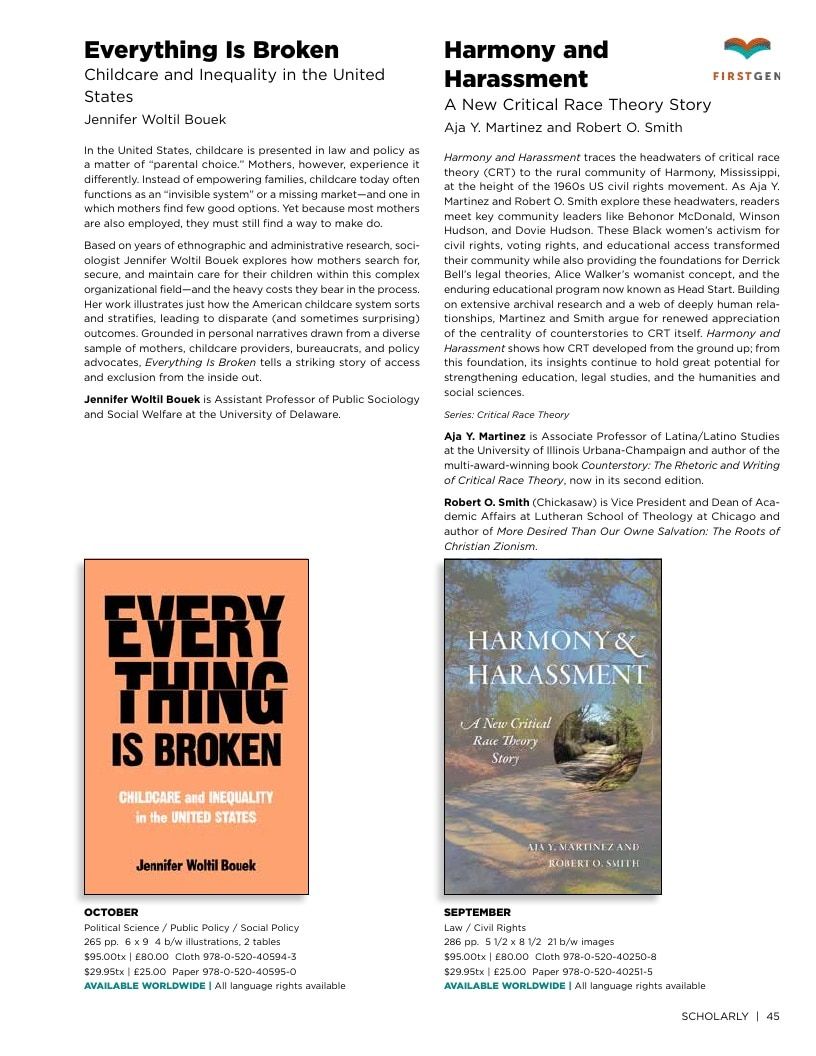 University of California Press Fall 2026 Catalog Weekly Ad December 31, 2025 - December 31, 2026