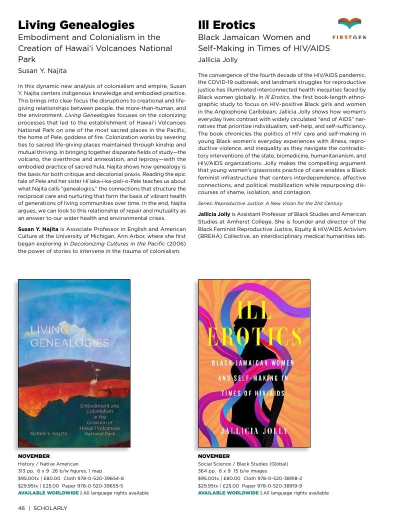 University of California Press Fall 2026 Catalog Weekly Ad December 31, 2025 - December 31, 2026