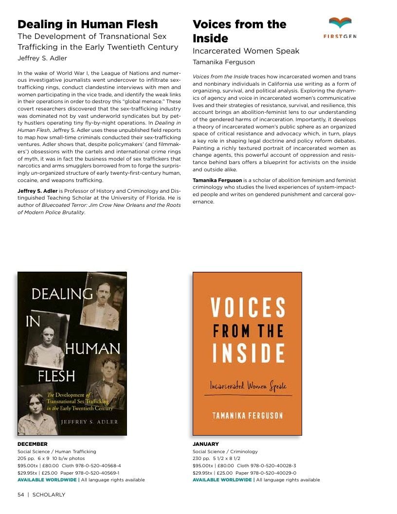 University of California Press Fall 2026 Catalog Weekly Ad December 31, 2025 - December 31, 2026