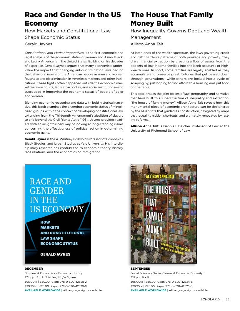 University of California Press Fall 2026 Catalog Weekly Ad December 31, 2025 - December 31, 2026