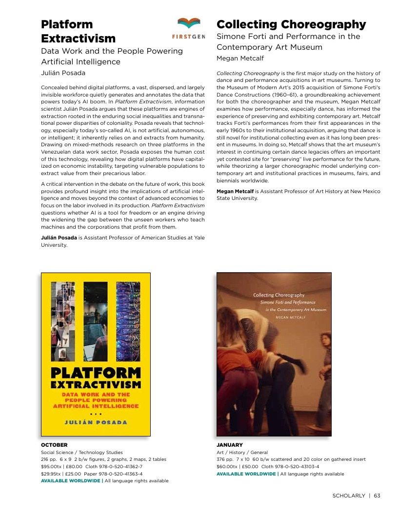 University of California Press Fall 2026 Catalog Weekly Ad December 31, 2025 - December 31, 2026