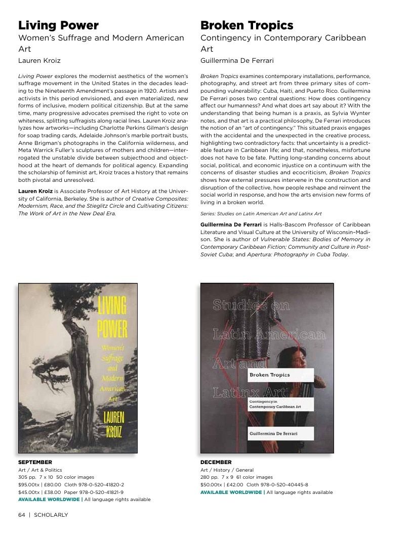 University of California Press Fall 2026 Catalog Weekly Ad December 31, 2025 - December 31, 2026