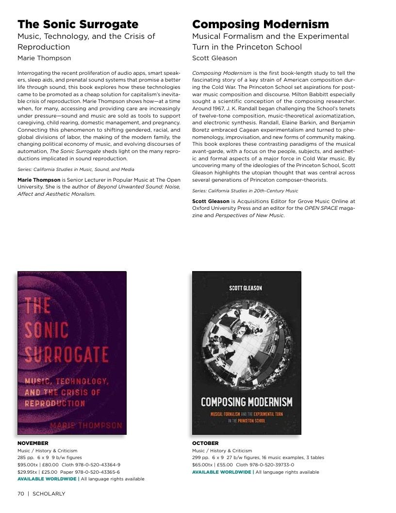 University of California Press Fall 2026 Catalog Weekly Ad December 31, 2025 - December 31, 2026