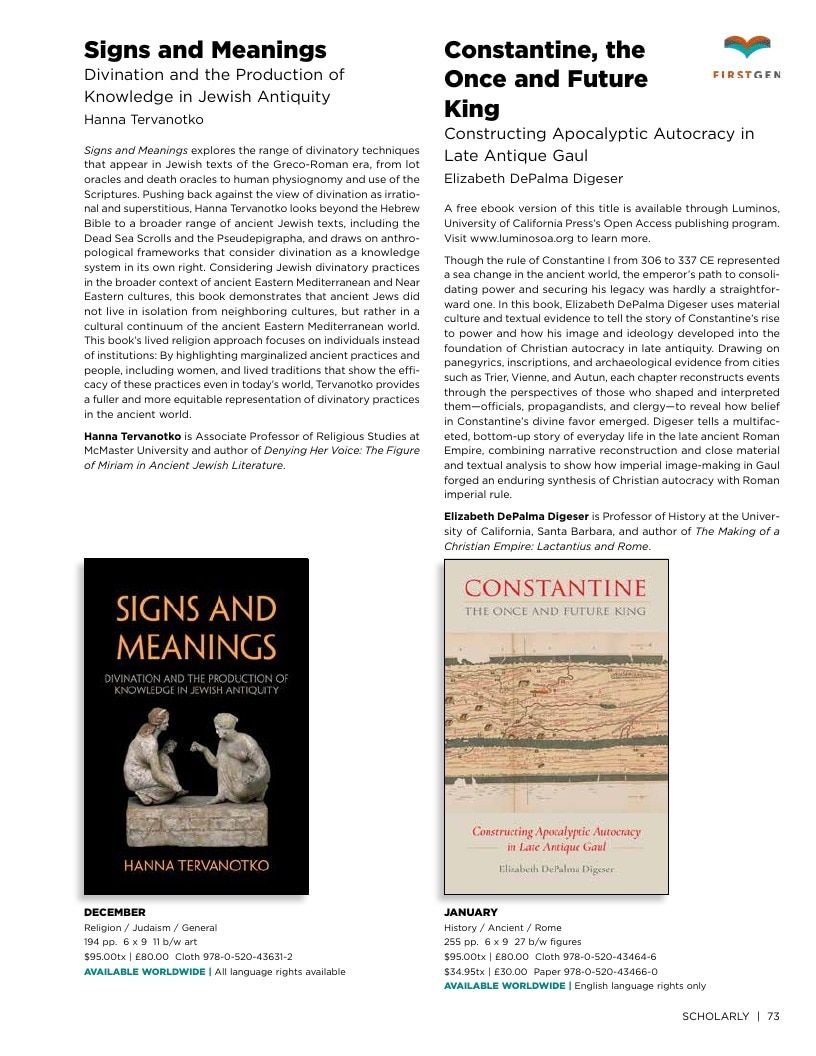 University of California Press Fall 2026 Catalog Weekly Ad December 31, 2025 - December 31, 2026