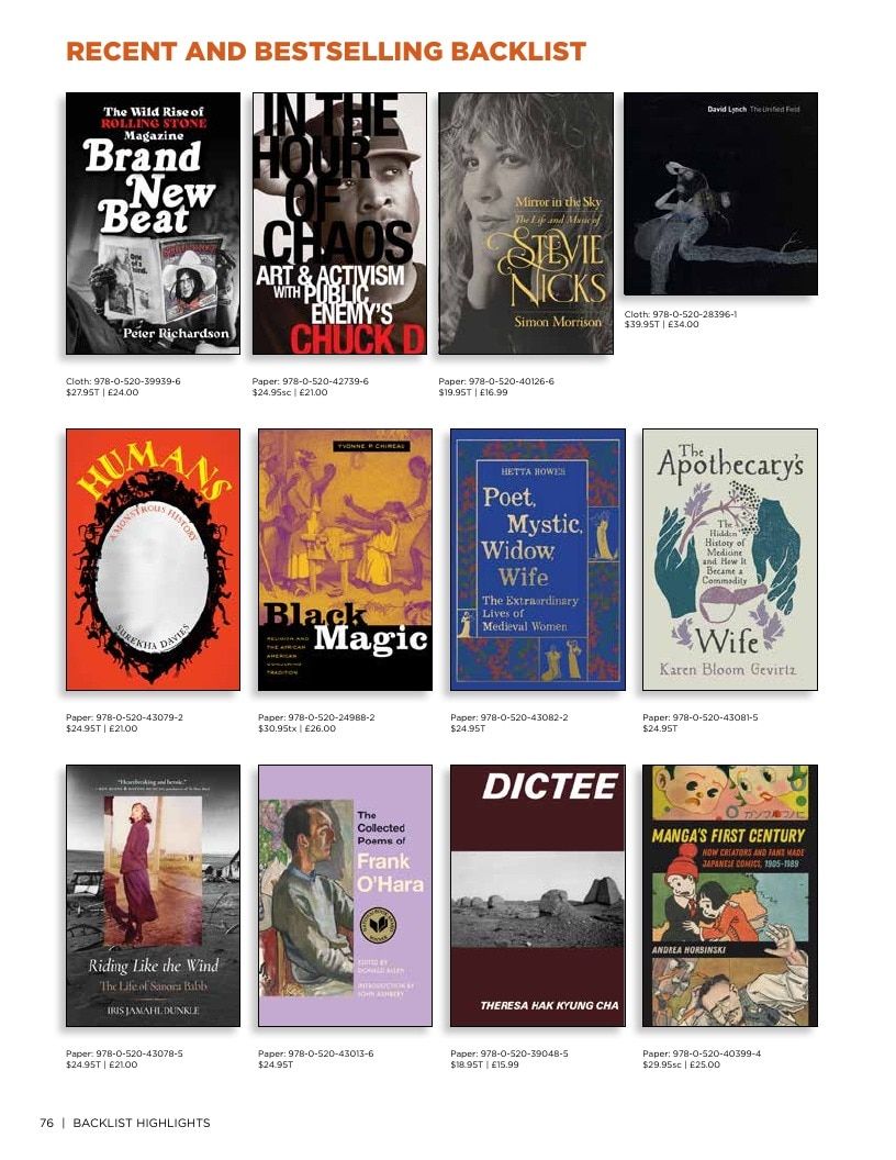 University of California Press Fall 2026 Catalog Weekly Ad December 31, 2025 - December 31, 2026