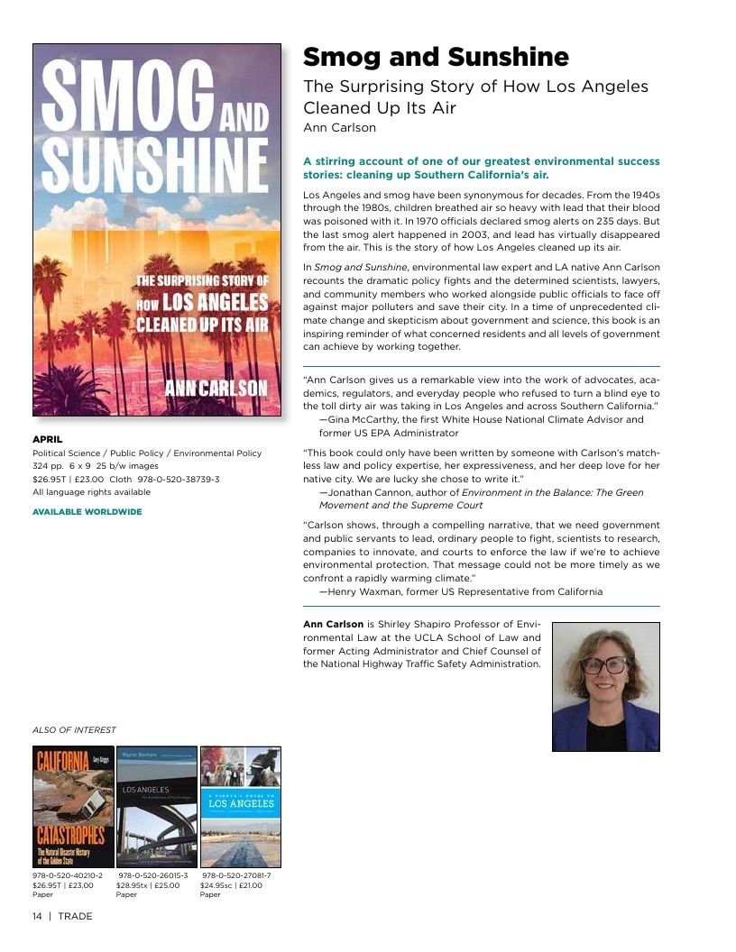 University of California Press Spring 2026 Catalog Weekly Ad December 31, 2025 - December 31, 2026