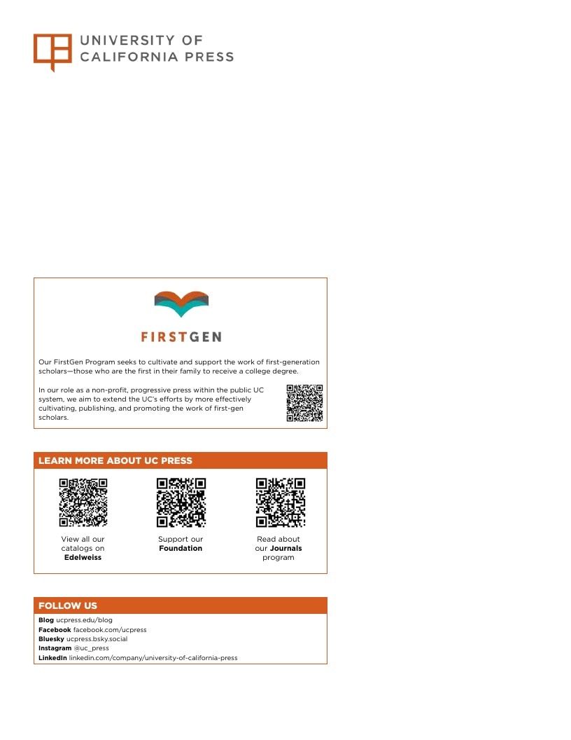University of California Press Spring 2026 Catalog Weekly Ad December 31, 2025 - December 31, 2026