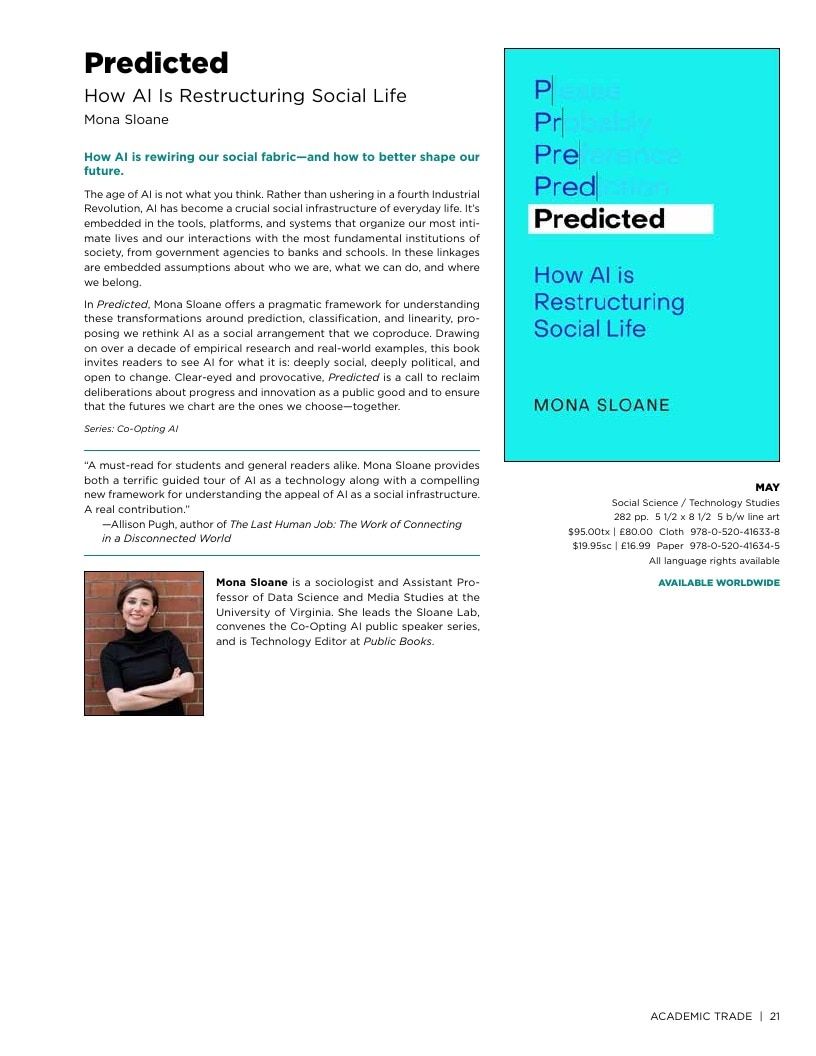 University of California Press Spring 2026 Catalog Weekly Ad December 31, 2025 - December 31, 2026
