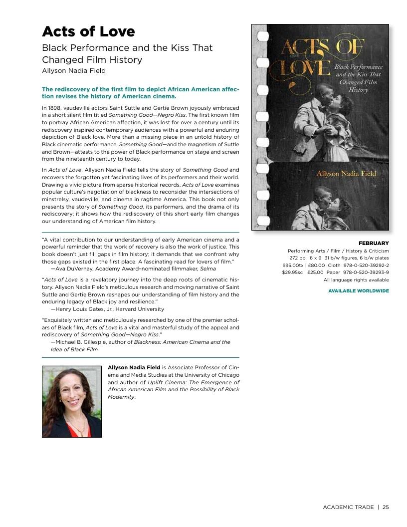 University of California Press Spring 2026 Catalog Weekly Ad December 31, 2025 - December 31, 2026