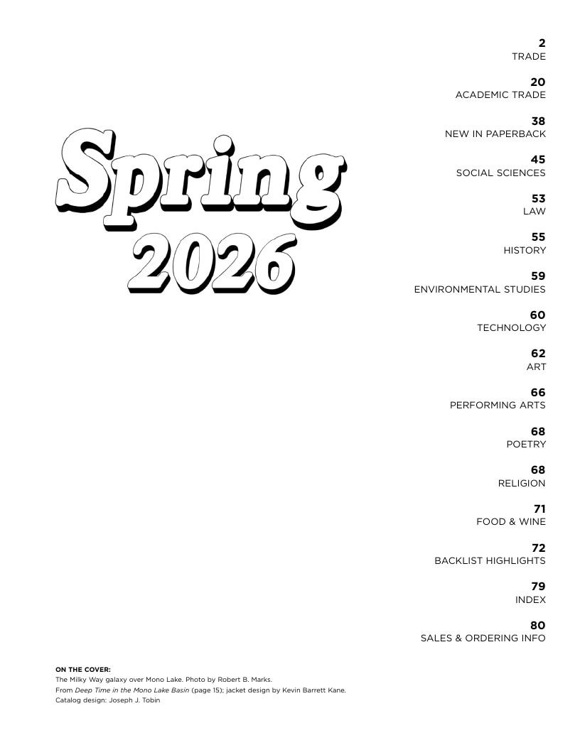 University of California Press Spring 2026 Catalog Weekly Ad December 31, 2025 - December 31, 2026