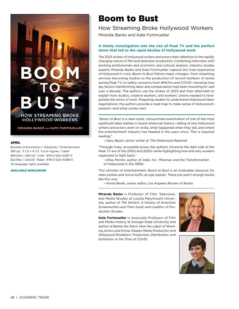University of California Press Spring 2026 Catalog Weekly Ad December 31, 2025 - December 31, 2026