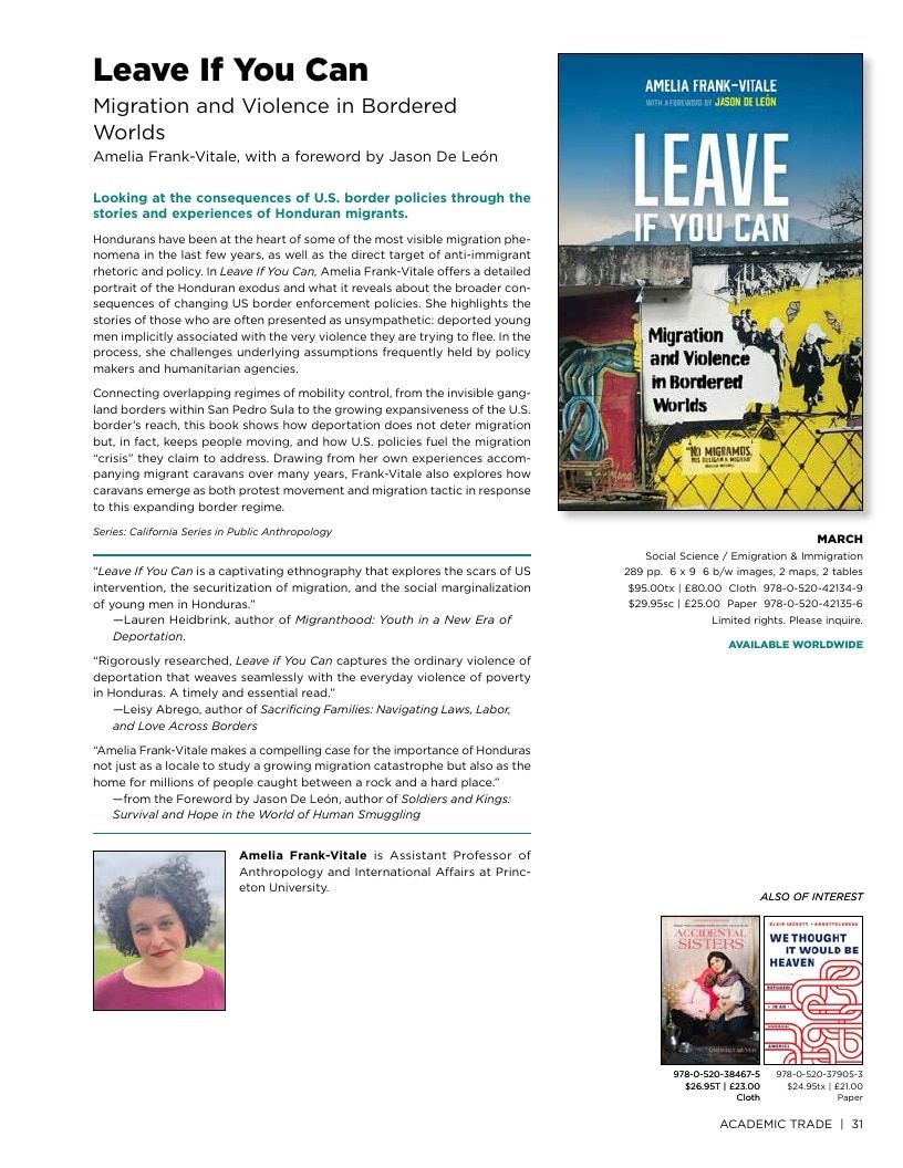 University of California Press Spring 2026 Catalog Weekly Ad December 31, 2025 - December 31, 2026