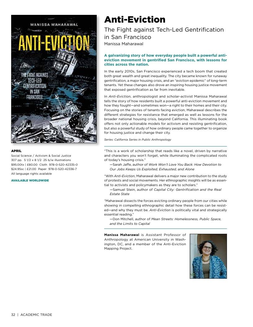 University of California Press Spring 2026 Catalog Weekly Ad December 31, 2025 - December 31, 2026