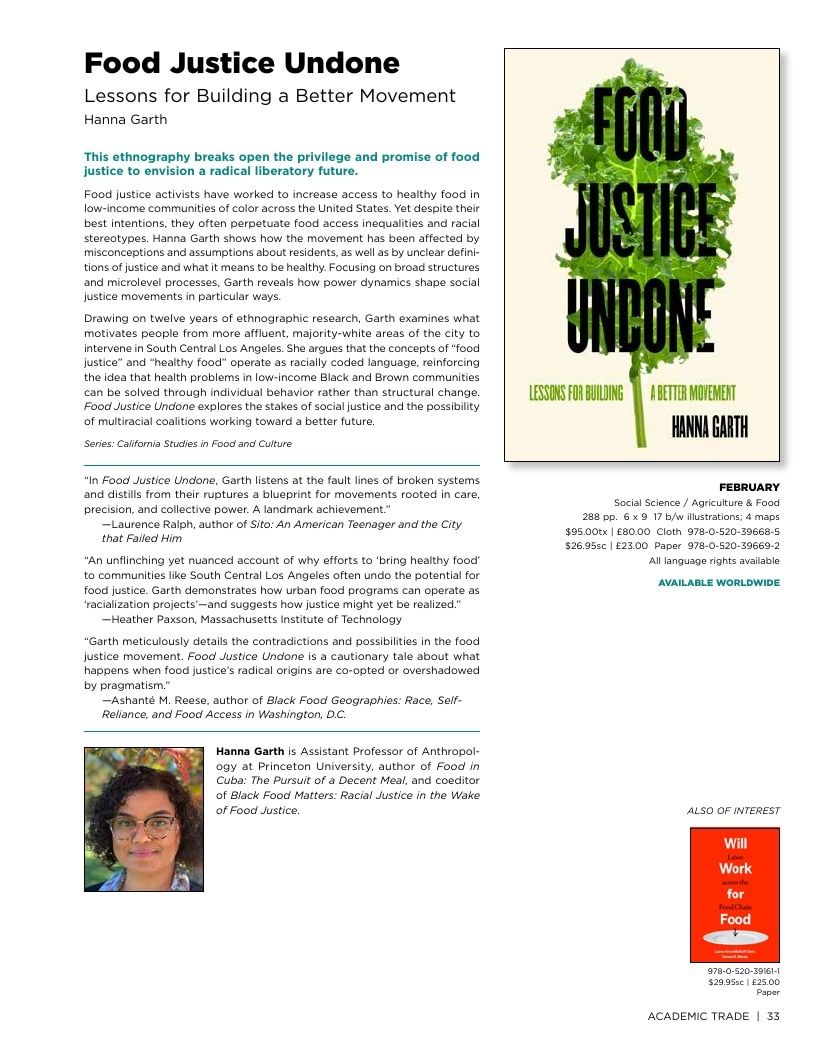 University of California Press Spring 2026 Catalog Weekly Ad December 31, 2025 - December 31, 2026