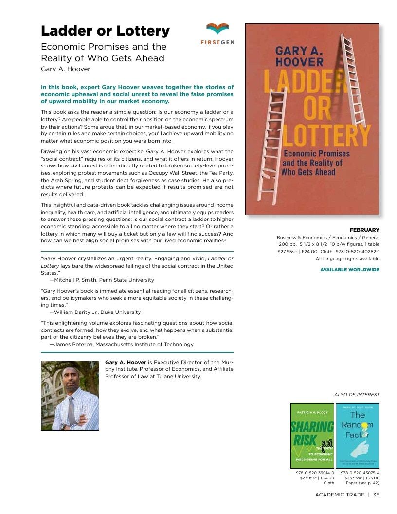 University of California Press Spring 2026 Catalog Weekly Ad December 31, 2025 - December 31, 2026