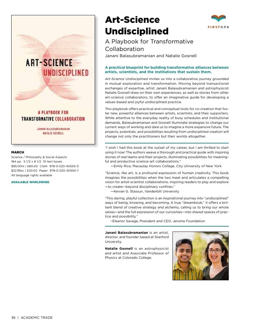 University of California Press Spring 2026 Catalog Weekly Ad December 31, 2025 - December 31, 2026