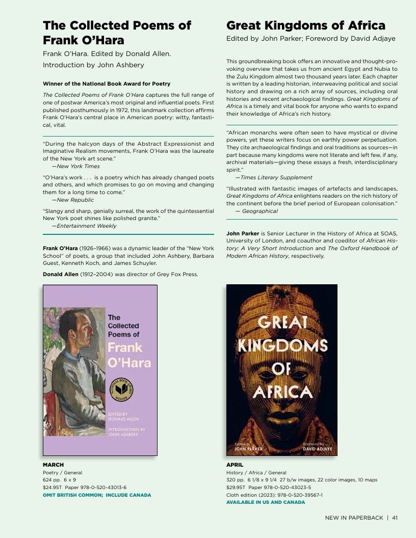 University of California Press Spring 2026 Catalog Weekly Ad December 31, 2025 - December 31, 2026