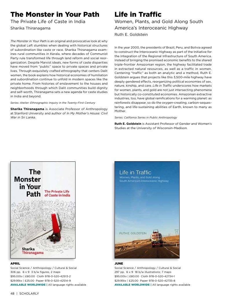 University of California Press Spring 2026 Catalog Weekly Ad December 31, 2025 - December 31, 2026