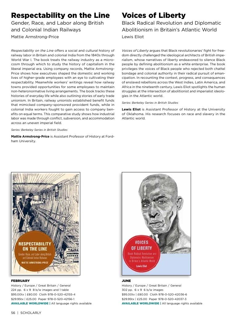 University of California Press Spring 2026 Catalog Weekly Ad December 31, 2025 - December 31, 2026