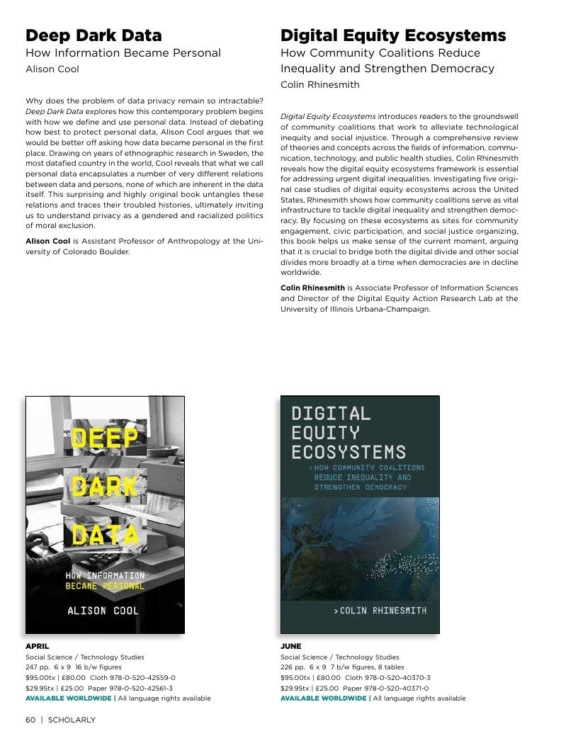 University of California Press Spring 2026 Catalog Weekly Ad December 31, 2025 - December 31, 2026