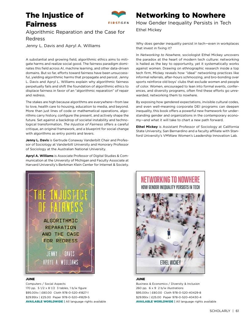 University of California Press Spring 2026 Catalog Weekly Ad December 31, 2025 - December 31, 2026