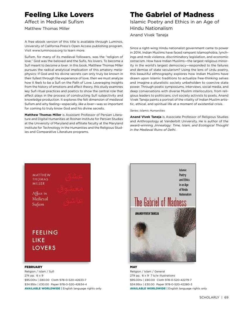 University of California Press Spring 2026 Catalog Weekly Ad December 31, 2025 - December 31, 2026