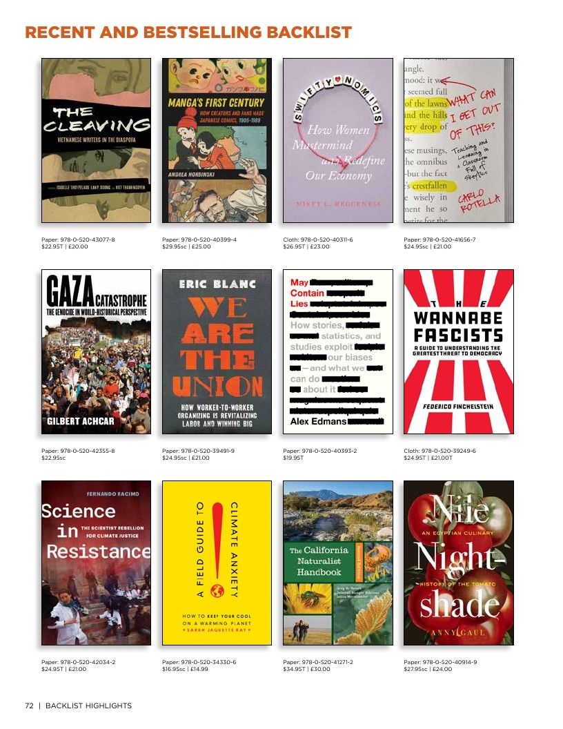 University of California Press Spring 2026 Catalog Weekly Ad December 31, 2025 - December 31, 2026