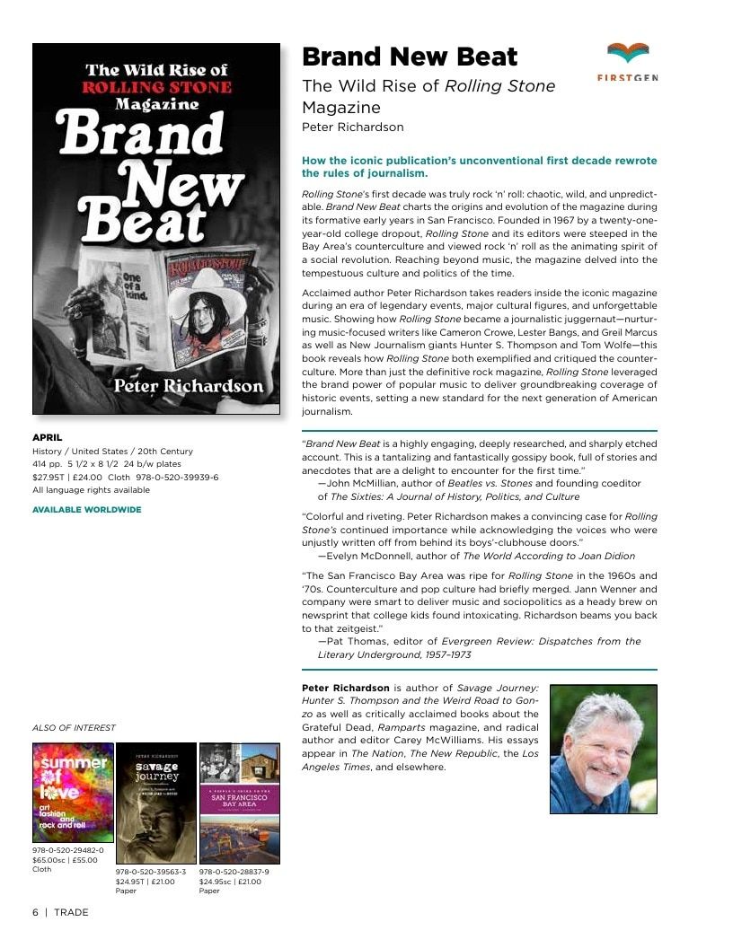 University of California Press Spring 2026 Catalog Weekly Ad December 31, 2025 - December 31, 2026