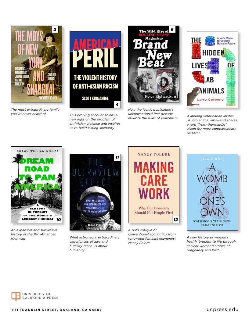 University of California Press Spring 2026 Catalog Weekly Ad December 31, 2025 - December 31, 2026
