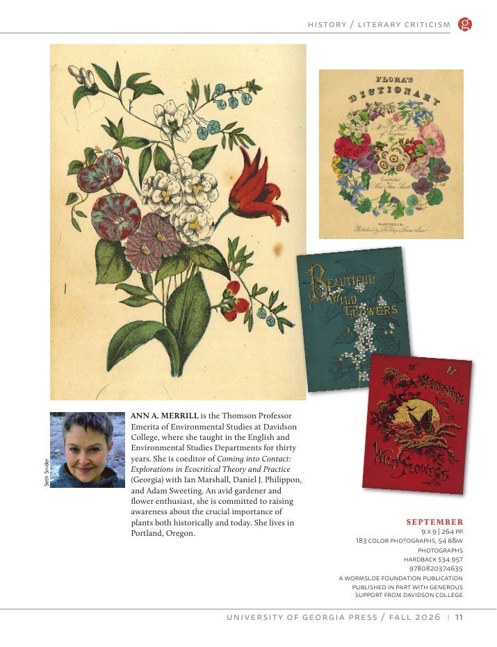 University of Georgia Press Fall 2026 Catalog Weekly Ad December 31, 2025 - December 31, 2026