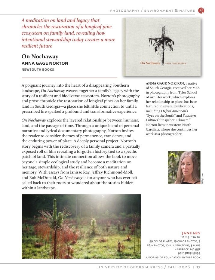 University of Georgia Press Fall 2026 Catalog Weekly Ad December 31, 2025 - December 31, 2026