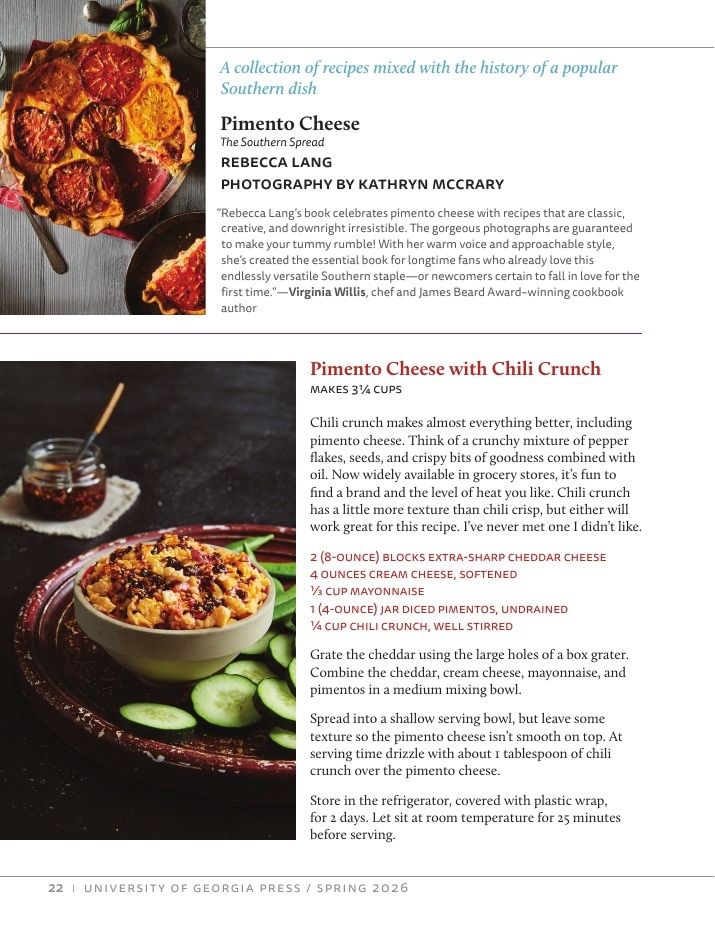 University of Georgia Press Spring 2026 Catalog Weekly Ad December 31, 2025 - December 31, 2026