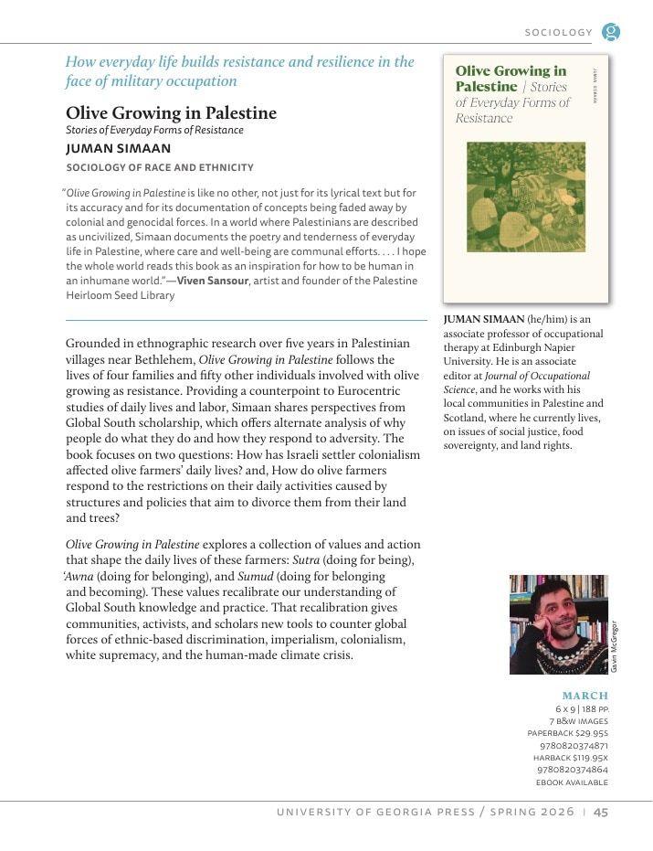 University of Georgia Press Spring 2026 Catalog Weekly Ad December 31, 2025 - December 31, 2026