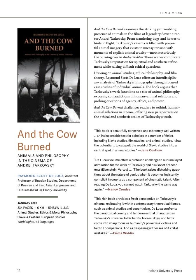Indiana University Press Rights Catalog Weekly Ad December 31, 2025 - December 31, 2026