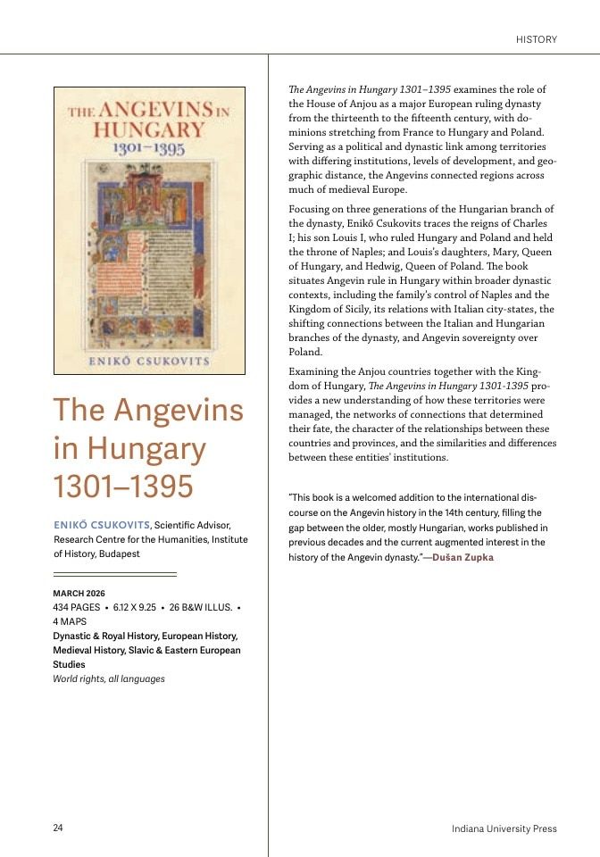 Indiana University Press Rights Catalog Weekly Ad December 31, 2025 - December 31, 2026