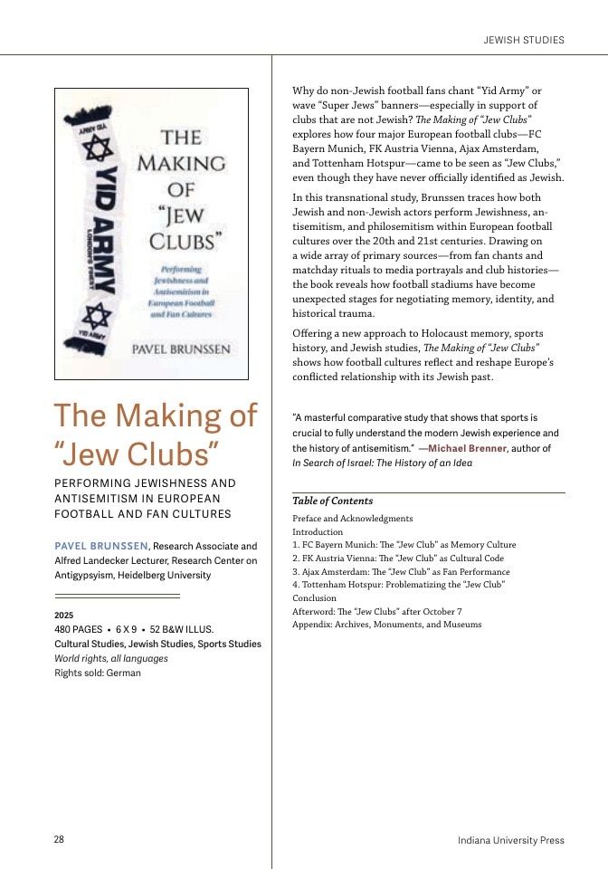 Indiana University Press Rights Catalog Weekly Ad December 31, 2025 - December 31, 2026