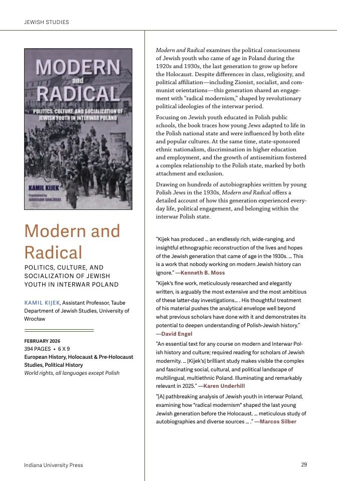 Indiana University Press Rights Catalog Weekly Ad December 31, 2025 - December 31, 2026