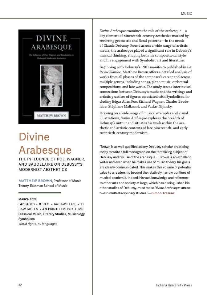 Indiana University Press Rights Catalog Weekly Ad December 31, 2025 - December 31, 2026