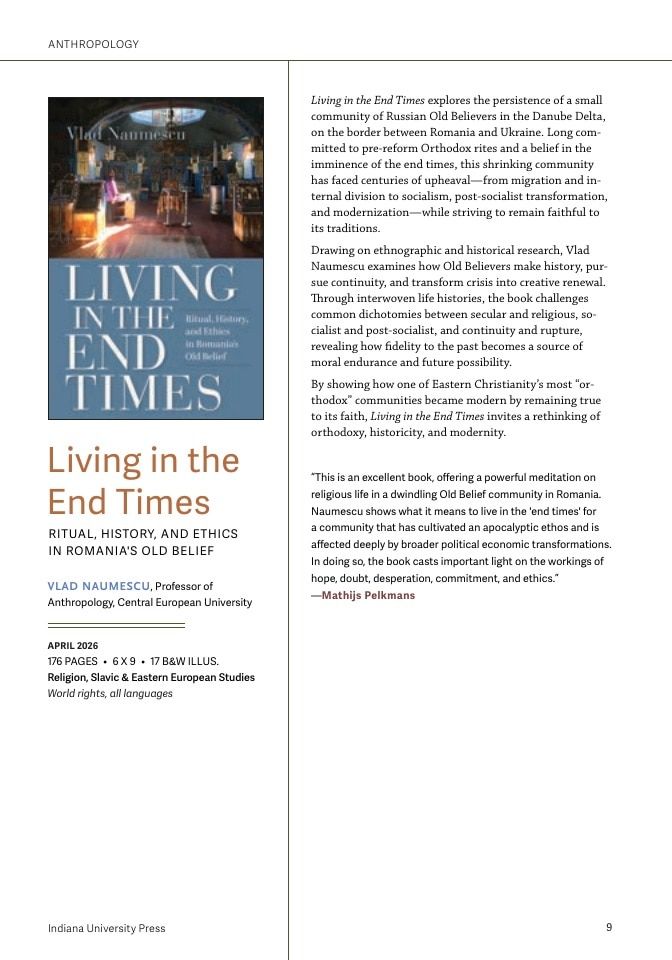 Indiana University Press Rights Catalog Weekly Ad December 31, 2025 - December 31, 2026