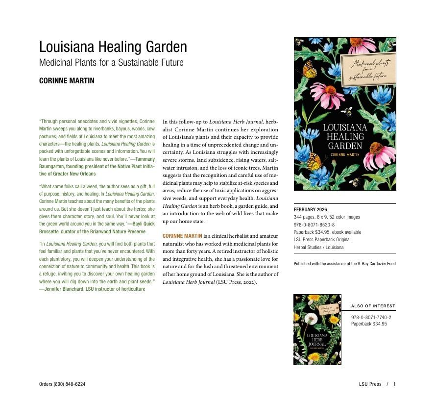 LSU Press Spring 2026 Catalog Weekly Ad December 31, 2025 - December 31, 2026