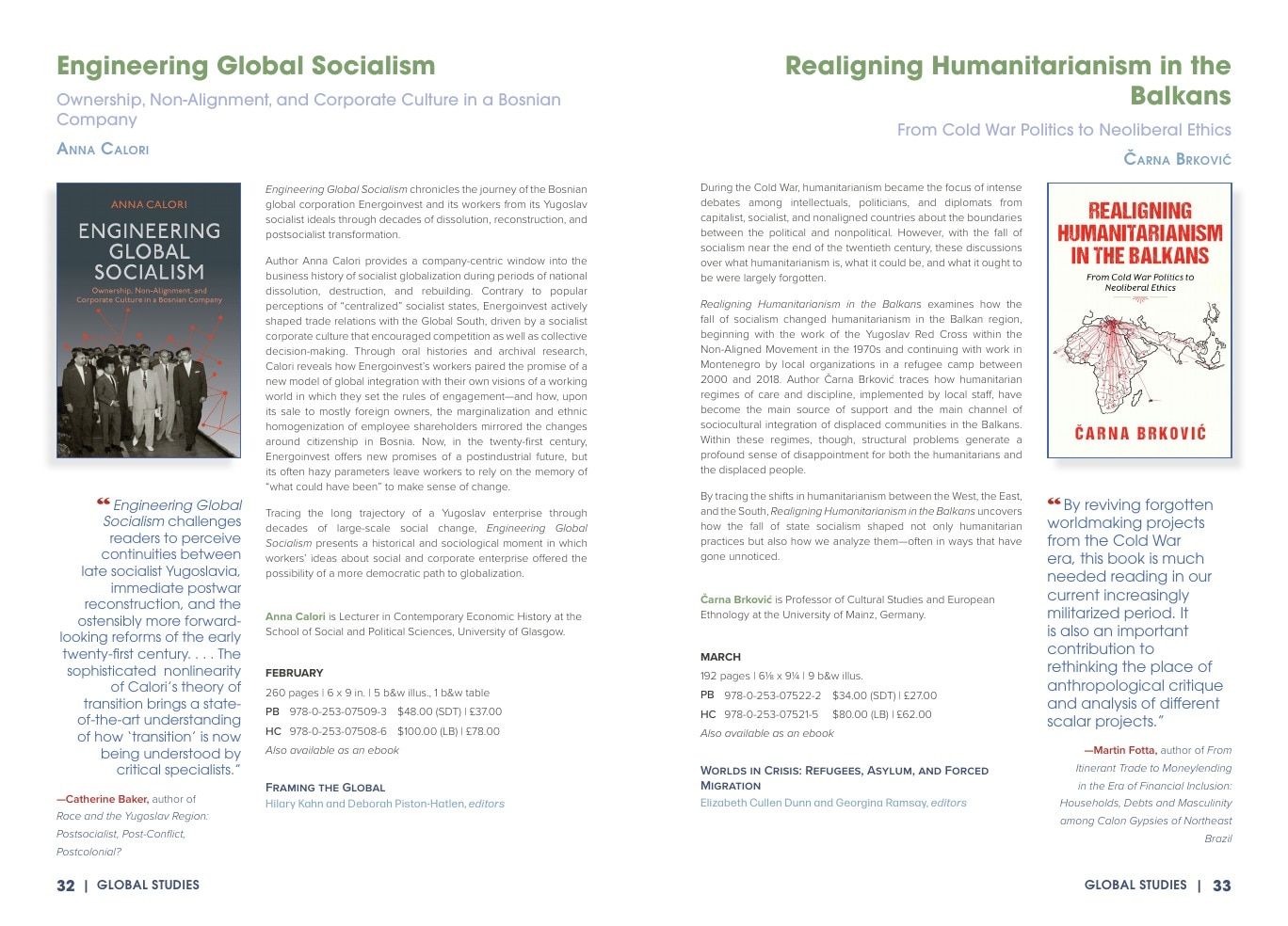 Indiana University Press Spring 2026 Catalog Weekly Ad December 31, 2025 - December 31, 2026
