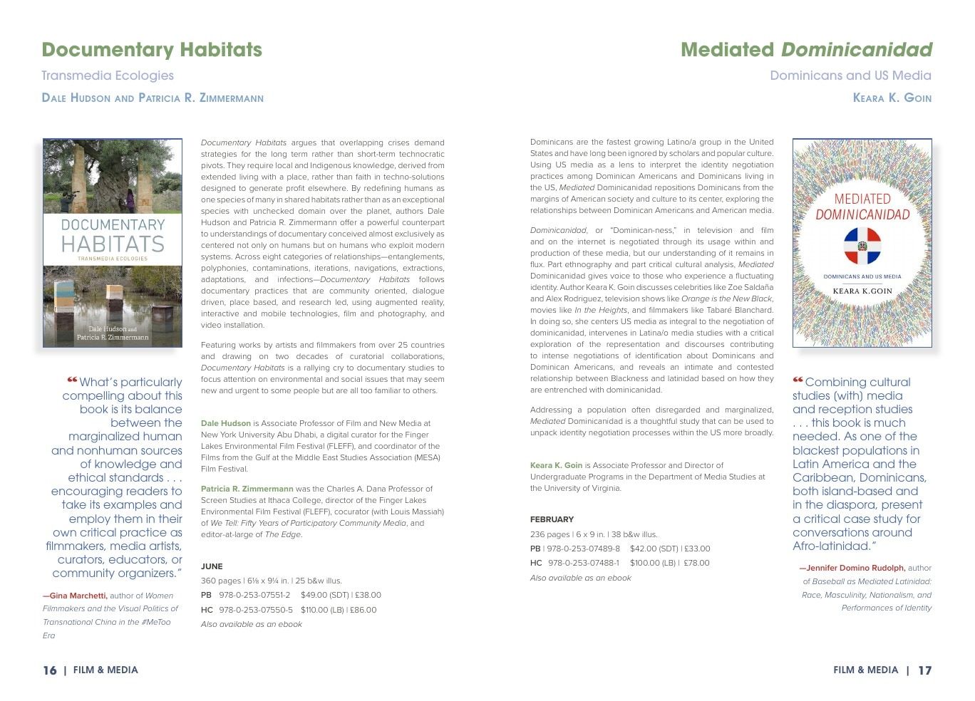 Indiana University Press Spring 2026 Catalog Weekly Ad December 31, 2025 - December 31, 2026