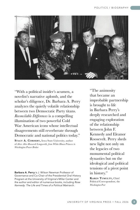 University of Virginia Press Fall 2026 Catalog Weekly Ad December 31, 2025 - December 31, 2026